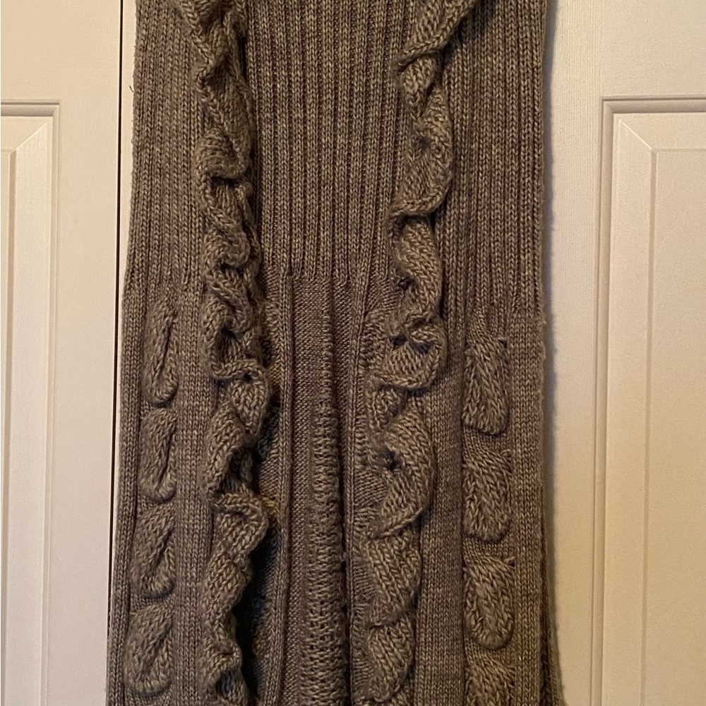 Cozy Cable Knit Cardigan - Taupe